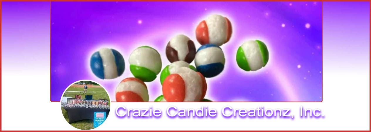 Crazie Candie Creationz, Inc. Homepage Header